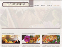 Tablet Screenshot of lighthousesushi.com